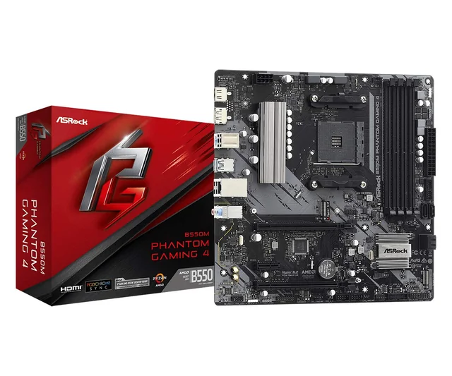 ASRock B550M Phantom Gam. 4 AM4 mATX HDMI/DP DDR4 retail