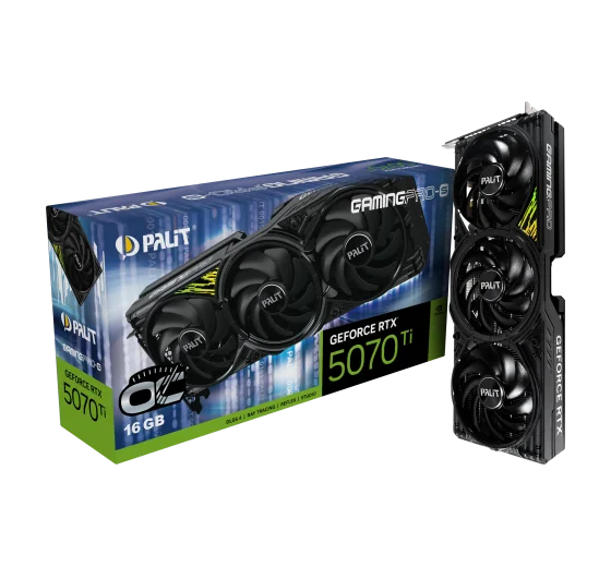 Palit RTX5070 TI GamingPro-S OC 16GB GDDR7 HDMI 3xDP